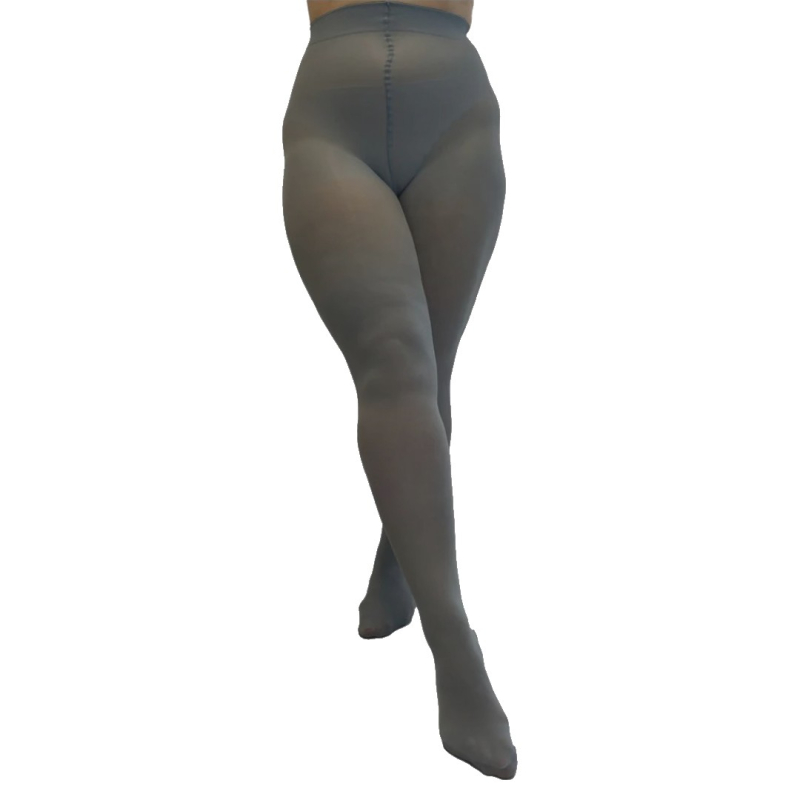 Pebble Grey 50 Denier Curvy Super Stretch Strømpebukser - Pamela Mann