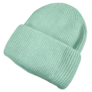 Mint Angora Beanie - Soft Beauty