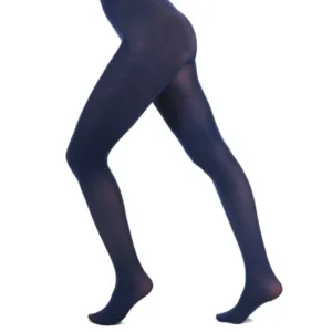 Navy 90 Denier Curvy Super Stretch Strømpebukser - Pamela Mann