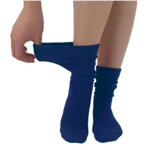 Bambus sokker med ekstra vidde - Navy - Pamela Mann