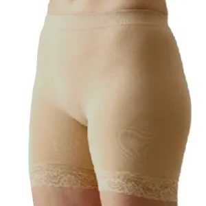 Plus size shorts med blonde i Nude - Festival501000 - Festival