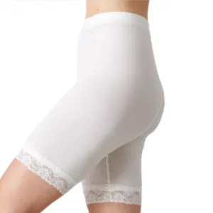 Plus size shorts med blonde i Offwhite - Festival501000 - Festival