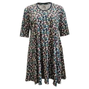 Plus size kjole - Ojo Cute Panda - Amamiko