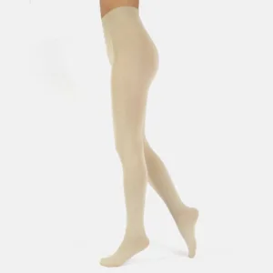 Oyster White Lima Cashmere Wool 150 denier - Cremefarvet vinter strømpebukser - Cette