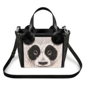Panda Mini Tote Taske - Hot Chocolate Design