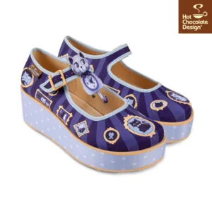 Purrfect time - Platform Sko - Hot Chocolate Design