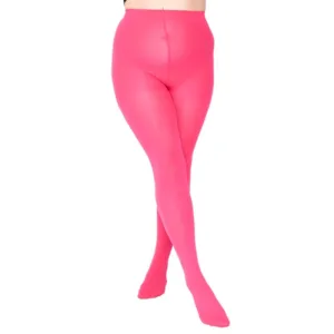 Shocking Pink 50 Denier Curvy Super Stretch Strømpebukser - Pamela Mann