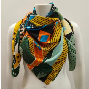 Silke Tørklæde Grøn Hest - Soft Beauty