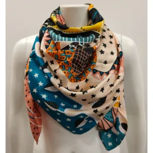 Silke Tørklæde Koral Hest - Soft Beauty