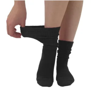 Bambus sokker med ekstra vidde - Black - Pamela Mann