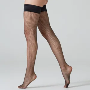 Black Bahamas Fishnet Hold-Ups - Cette