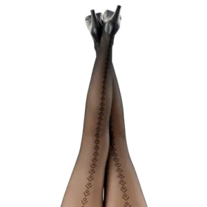 Sorte strømpebukser med pile - Festival96381 - Festival