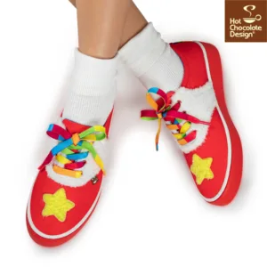 Star Fluff Sneakers - Hot Chocolate Design