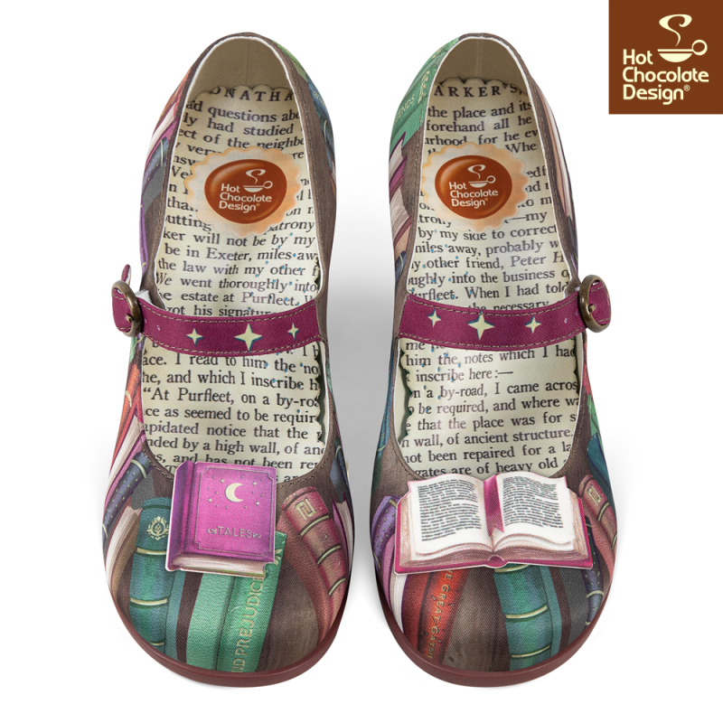 Tales & Soles - Midi Heels sko - Hot Chocolate Design