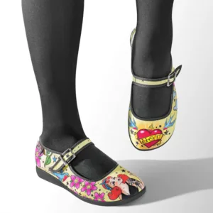 Tattoo Mary Jane Sko - Hot Chocolate Design