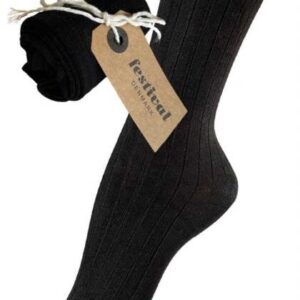 Strømper - Bambus - Sort - Festival billede