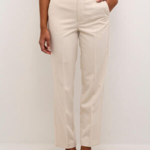 Bukser - KAsakura - Antique White - lynlås - Kaffe billede