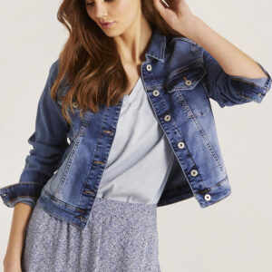 Demin Jakke - Billi - Blue - IN FRONT billede