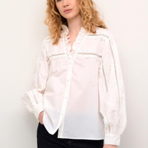 Skjorte - CUlio Iris - Spring Gardenia - Culture billede