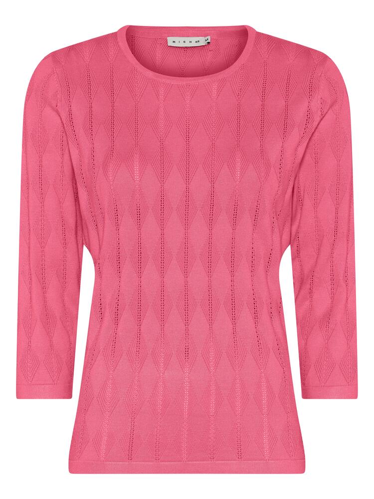 Jumper - Basic Fancy Viscose - Pink - Micha billede