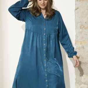 Kjole - Legacy - Petroleum Blå - Zhenzi billede