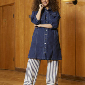 Kjole - Exie - Denim - Zhenzi billede