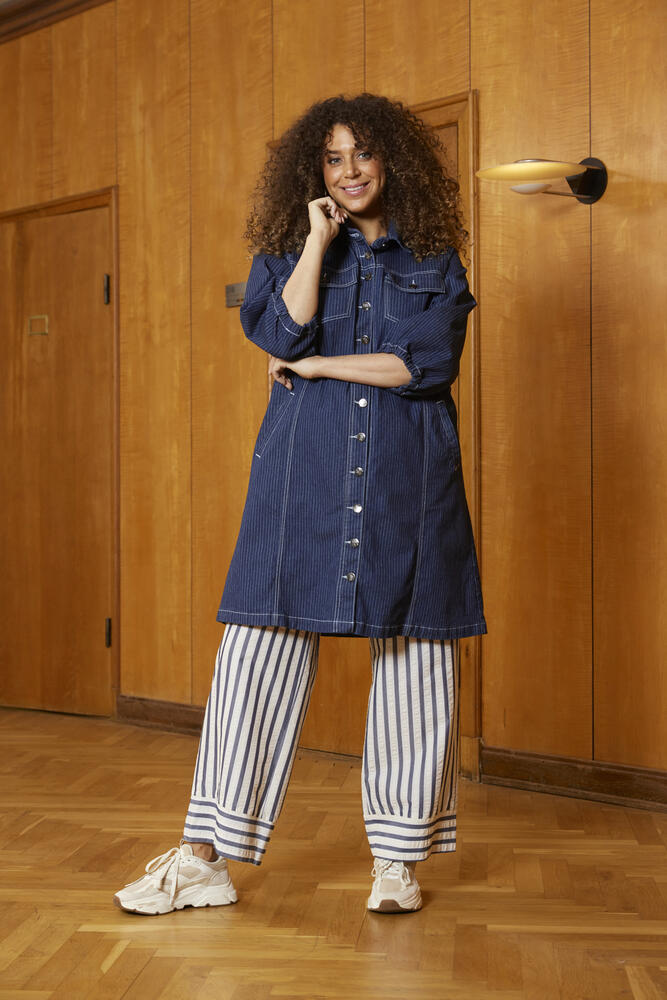 Kjole - Exie - Denim - Zhenzi billede