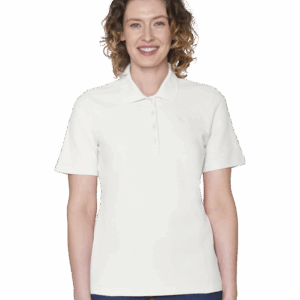 Polo T-shirt - Hvid - Brandtex billede