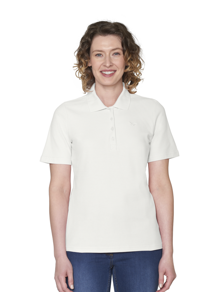 Polo T-shirt - Hvid - Brandtex billede