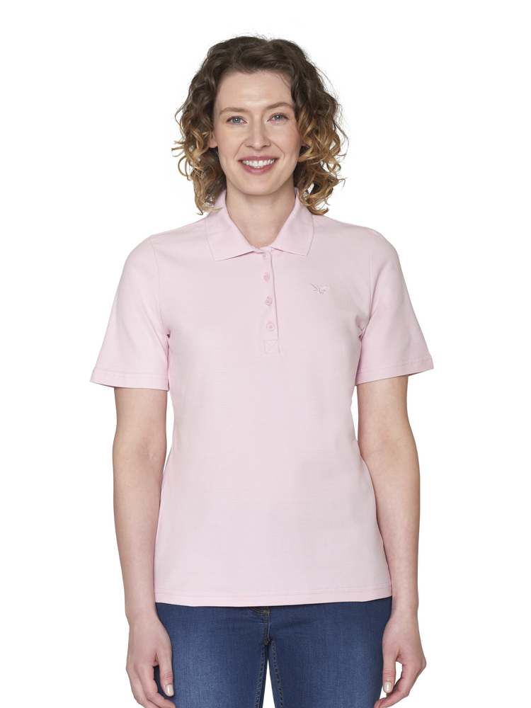 Polo T-shirt - Lyserød - Brandtex billede