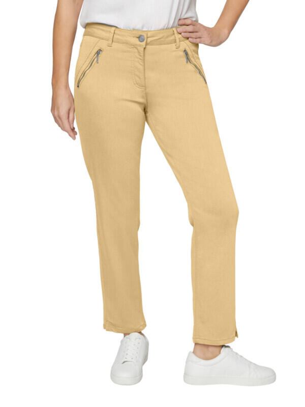 7/8 Jeans - Madelaine - Gul - Brandtex billede