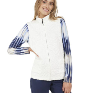 Vest - Struktur - Hvid - Signature billede