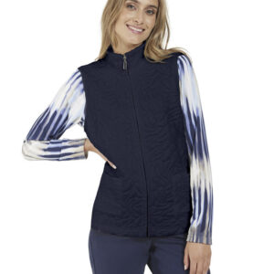 Vest - Struktur - Navy - Signature billede