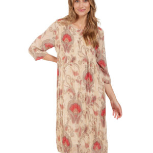 Kjole - Plisseret - Paisley - Signature billede