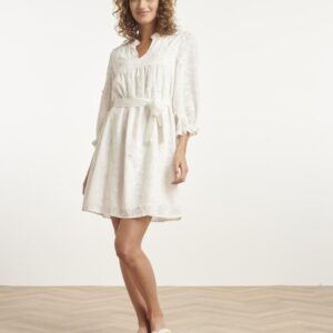 Kjole - 3D Blomster - Hvid - Smashed Lemon billede