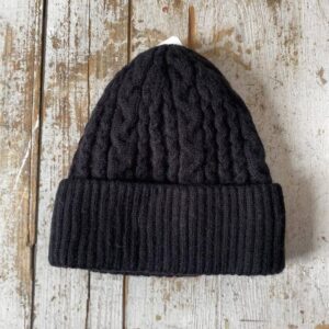 Hue - Strik - Sort - Vanting billede