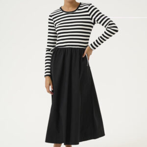 Midikjole - CUcarolin - Black - Culture billede