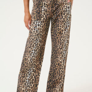 Bukser - CUfenna Brita - Leopard - Culture billede