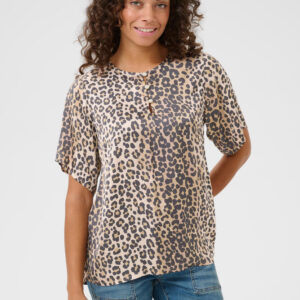 Bluse - CUleona Berna - Leopard - Culture billede