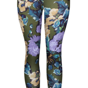 Leggings - Koch 554 - Oliven/Lilla - ZE-ZE billede