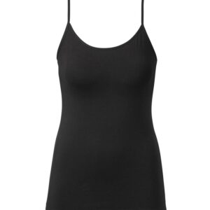 Undertrøje - Smalle stropper - 2-pak - Sort - Trofé billede