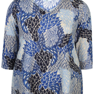 Bluse - Ainsley - Blå - Zhenzi billede