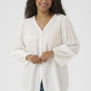 Bluse - KCmirana - Chalk - Kaffe Curve billede