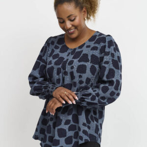 Bluse - PNDalvina - Steel Blue - Pont Neuf billede