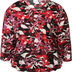 Bluse - Saki - Maroon - Zhenzi billede