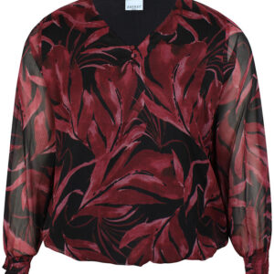 Bluse - Seya - Bordeaux - Zhenzi billede