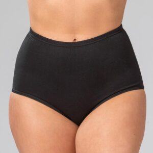 Bomuldstrusser Maxi - 2-pak - Sort - Trofé billede