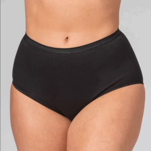 Bomuldstrusser Maxi - Sømløs - 2-pak - Sort - Trofé billede