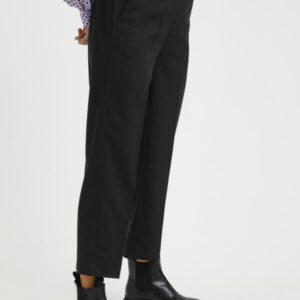 Bukser - Cropped - KAsakura - Sorte - Kaffe billede