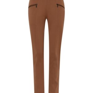 Bukser - Stretchy Fabric - Cognac - Micha billede